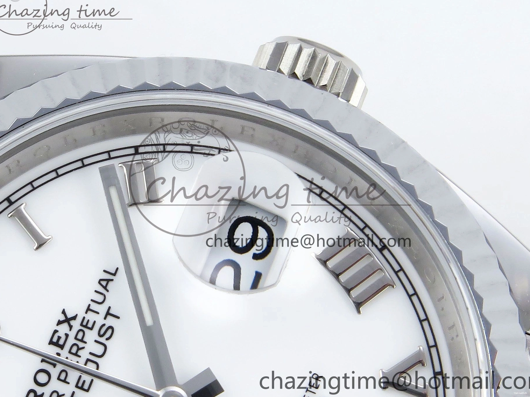 Roman Markers 36mm Steel Number Edition 1:1 Bracelet SS HGF Best 904L Dial 126234 Datejust on VR3235 White 0113